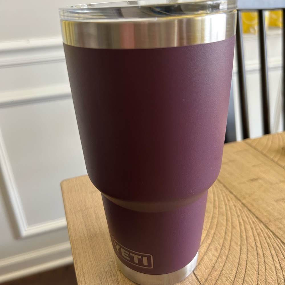 YETI Purple Tumbler with Lid